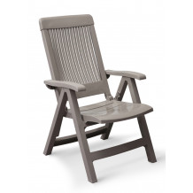 Fidji garden easy armchair with adjustable backrest